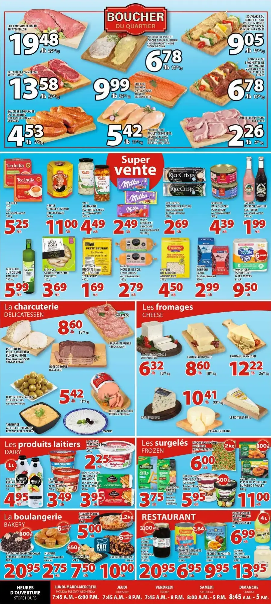 Page 2 du circulaire Grand Marché Col-Fax.