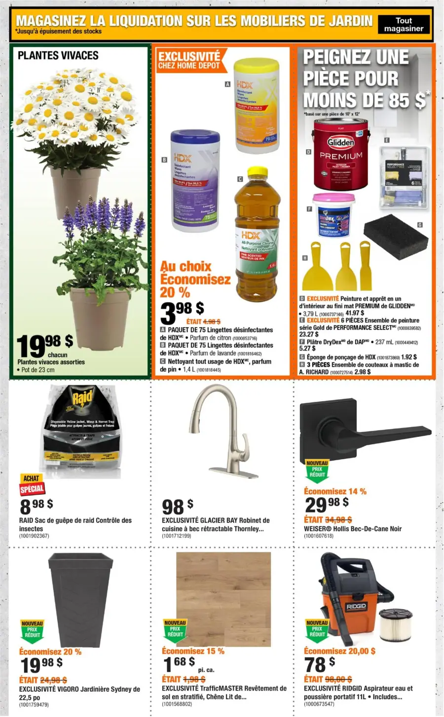 Page 2 du circulaire Home Depot.