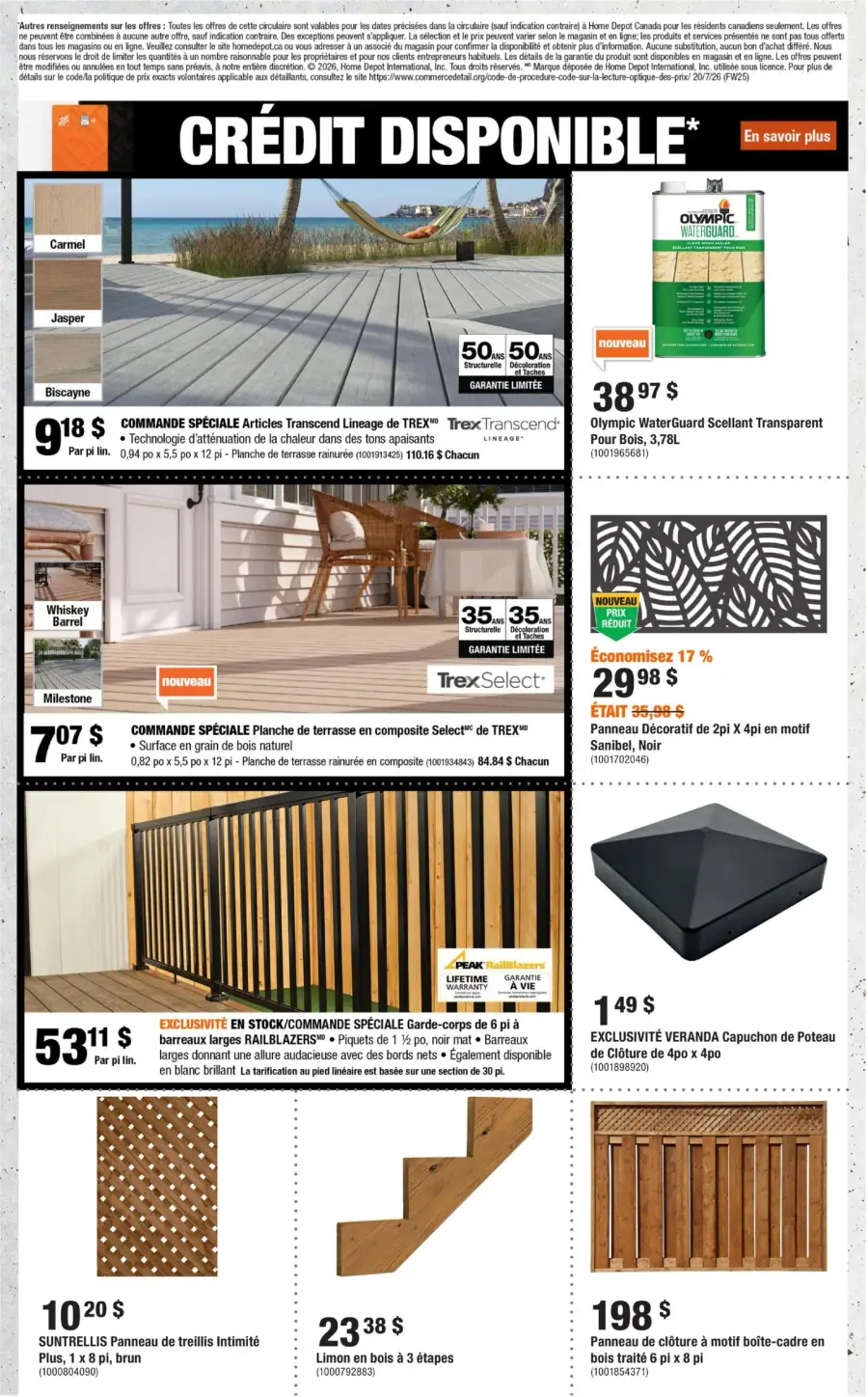 Page 7 du circulaire Home Depot.