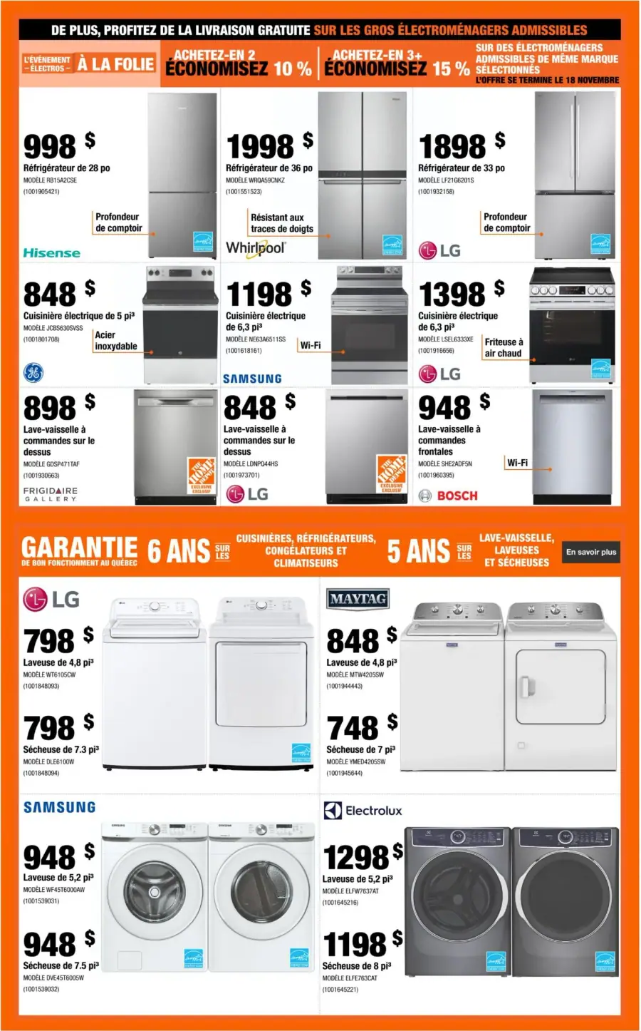 Page 7 du circulaire Home Depot.