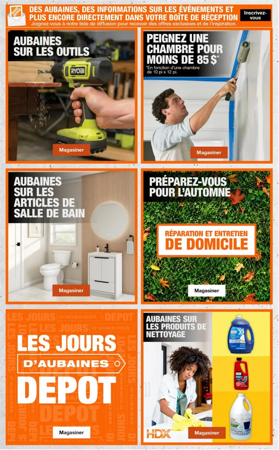 Page 9 du circulaire Home Depot.