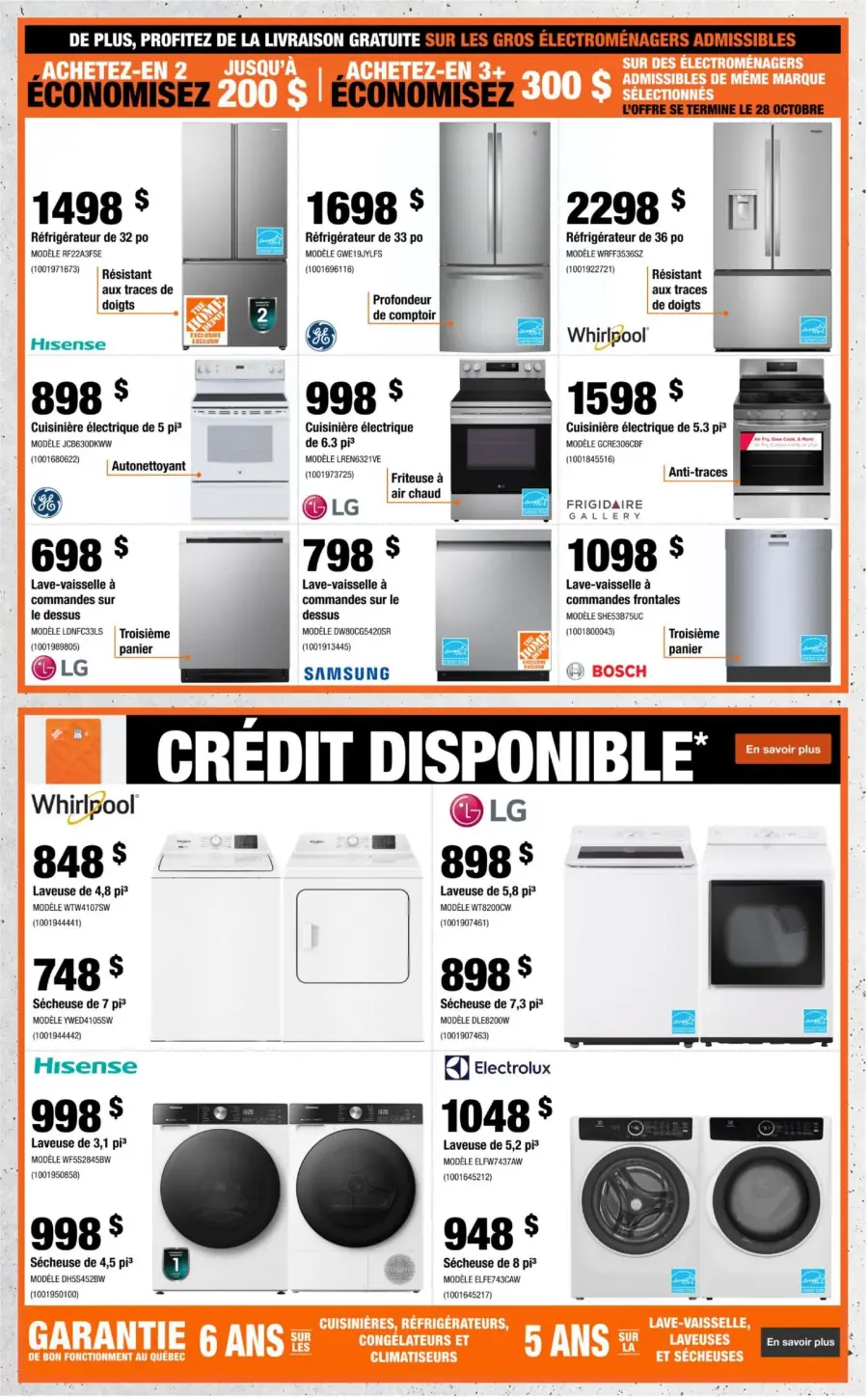 Page 6 du circulaire Home Depot.