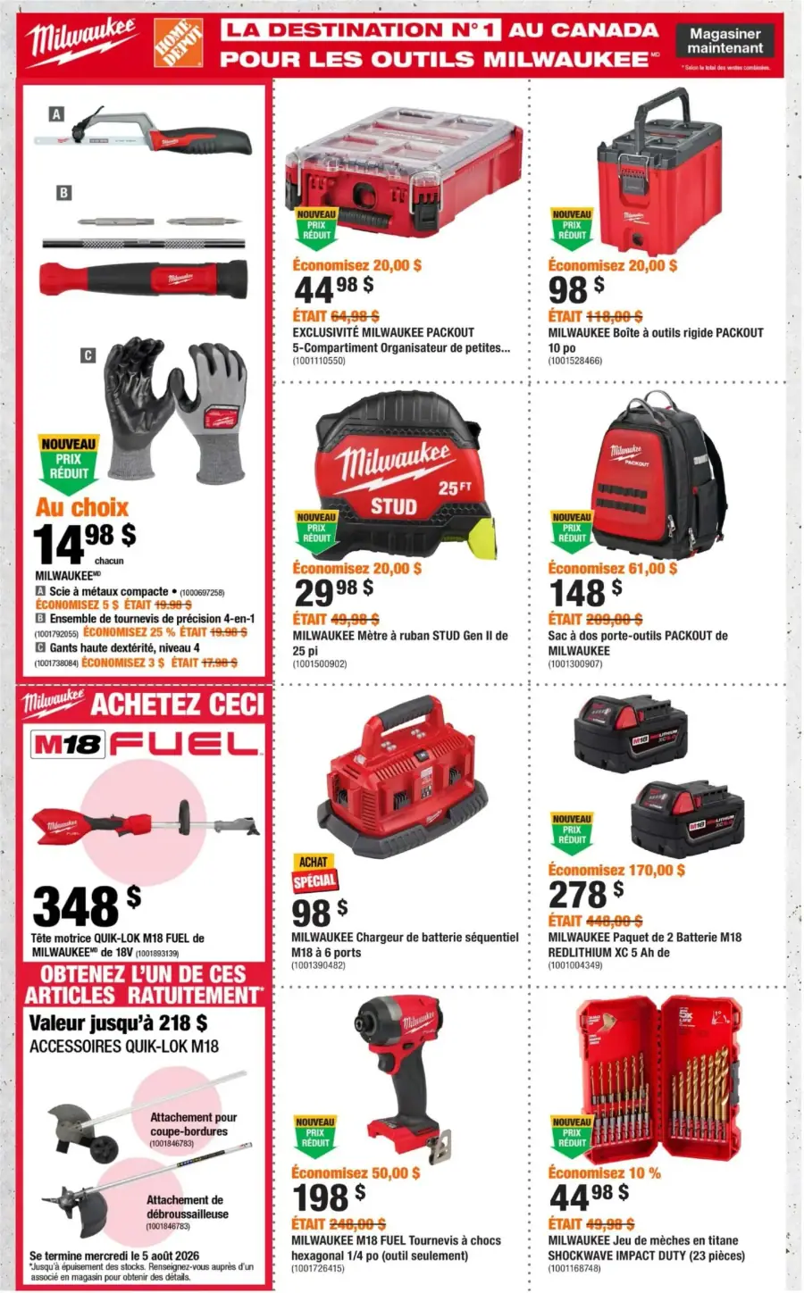 Page 3 du circulaire Home Depot.