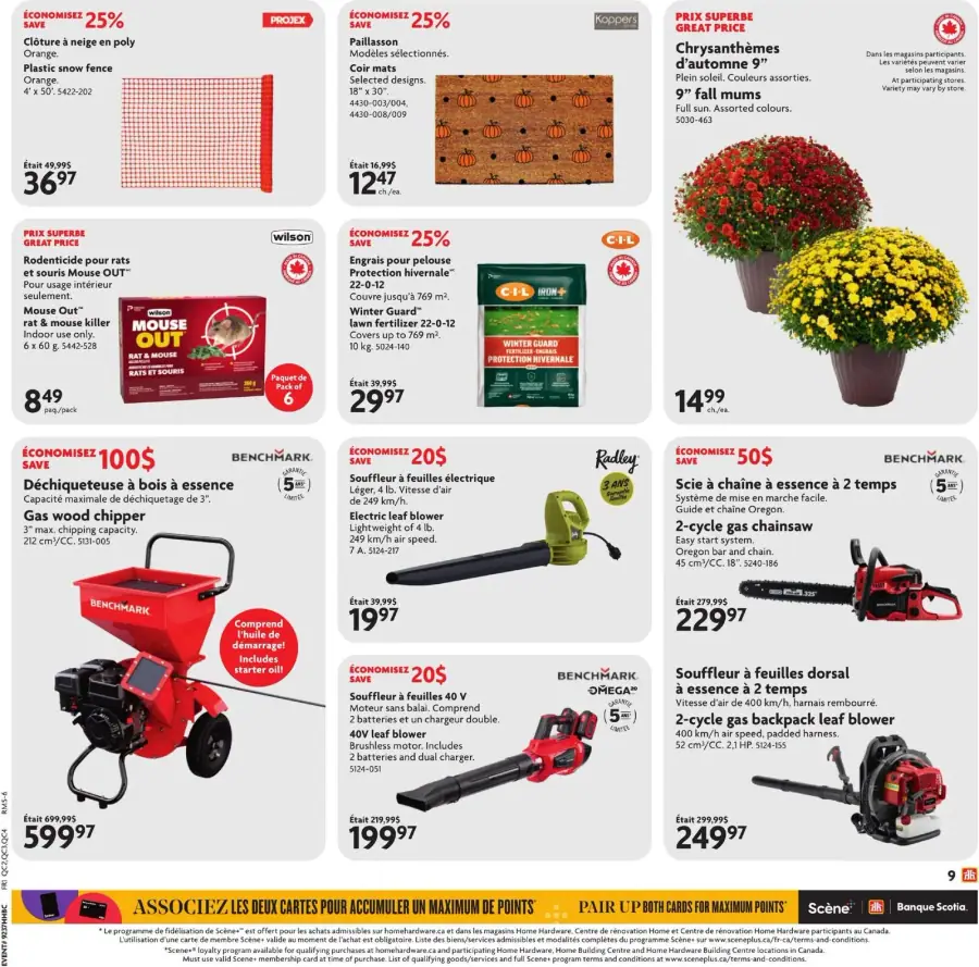 Page 9 du circulaire Home Hardware.