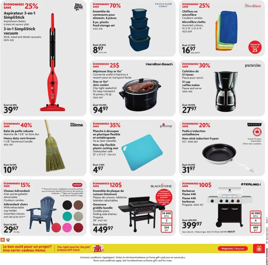 Page 12 du circulaire Home Hardware.