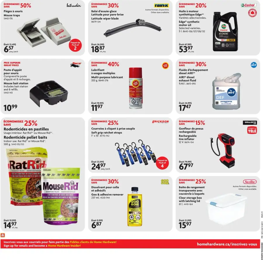 Page 19 du circulaire Home Hardware.