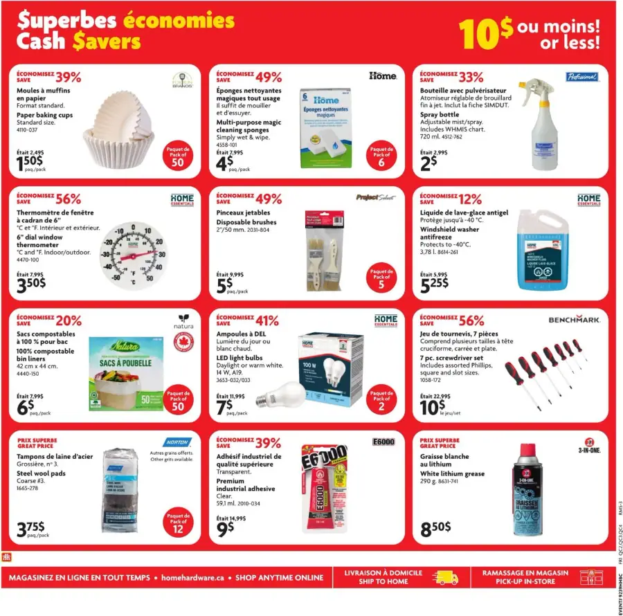 Page 3 du circulaire Home Hardware.