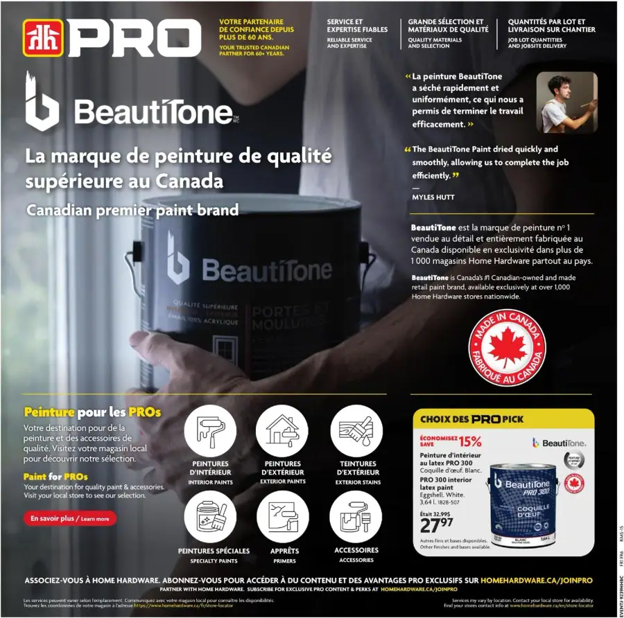 Page 28 du circulaire Home Hardware.