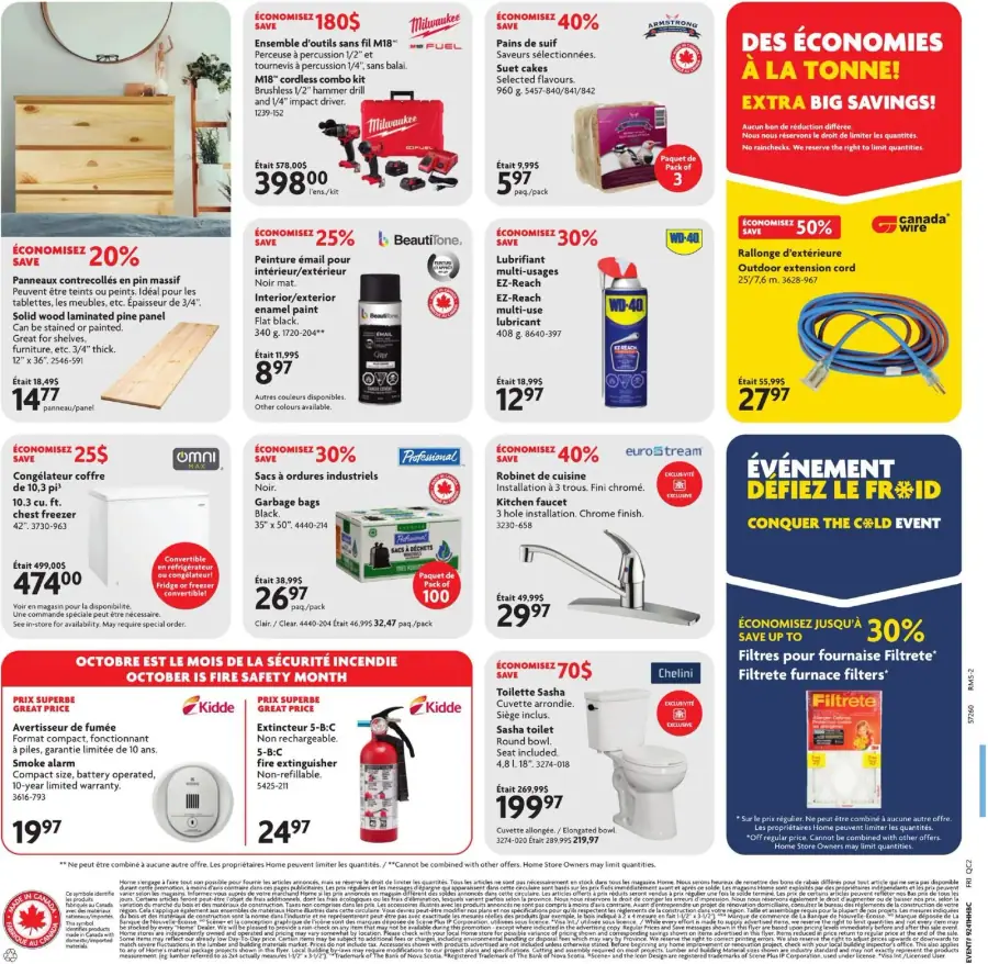 Page 2 du circulaire Home Hardware.