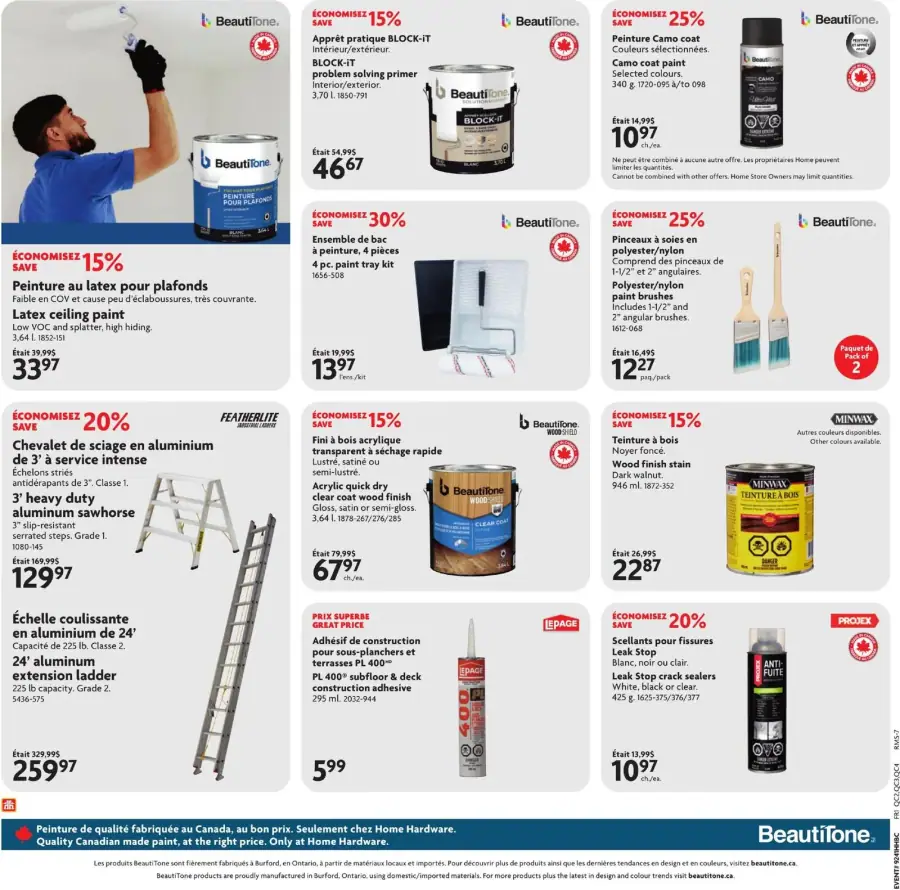 Page 10 du circulaire Home Hardware.