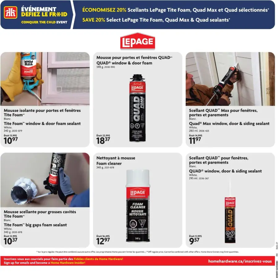 Page 12 du circulaire Home Hardware.