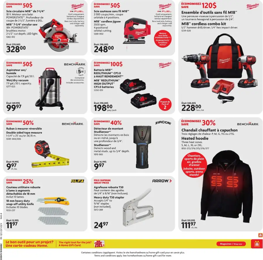 Page 18 du circulaire Home Hardware.