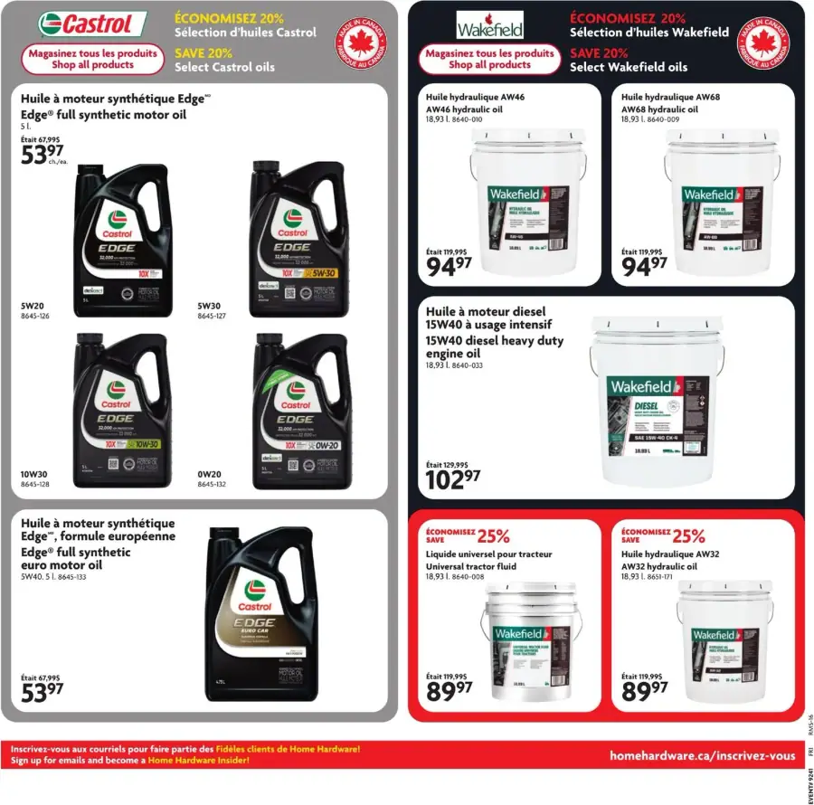 Page 26 du circulaire Home Hardware.