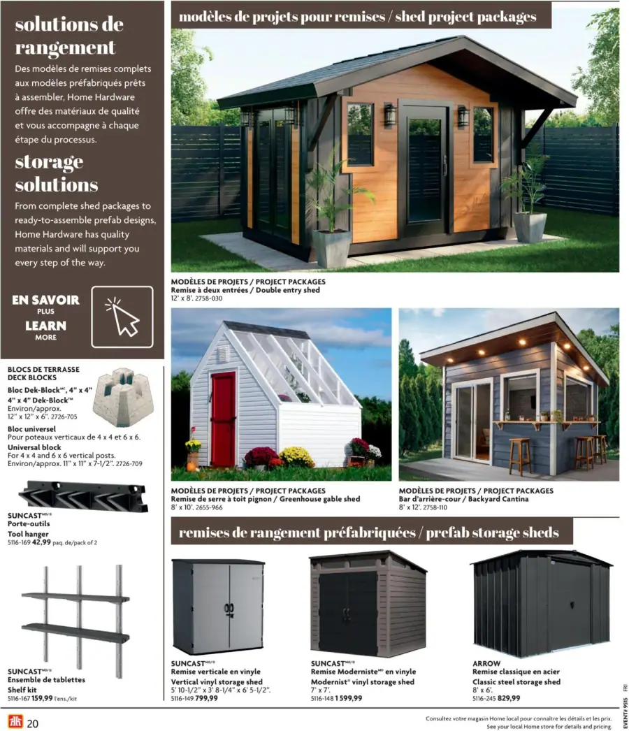 Page 20 du circulaire Home Hardware.