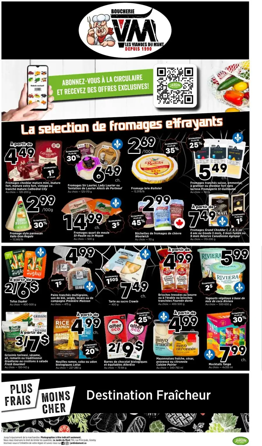 Page 3 du circulaire Jardin du Mont.
