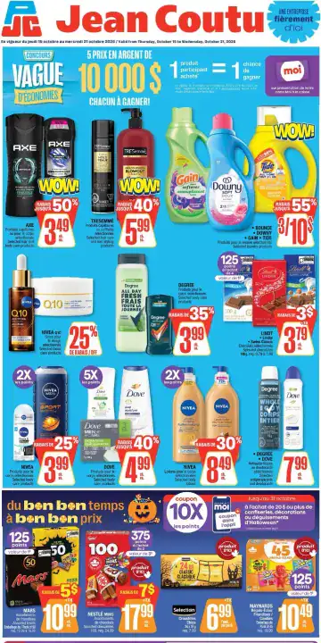 Aperçu de la Circulaire Jean Coutu du 15 au 21 octobre 2026