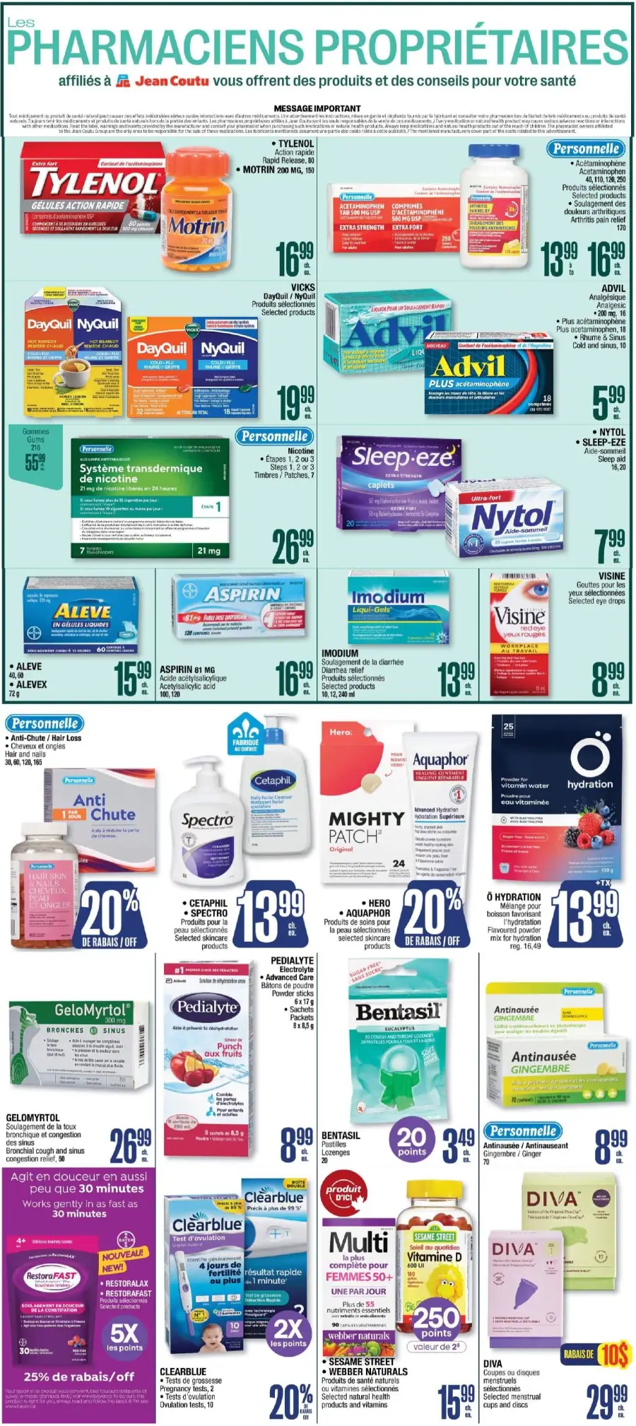 Page 4 du circulaire Jean Coutu.