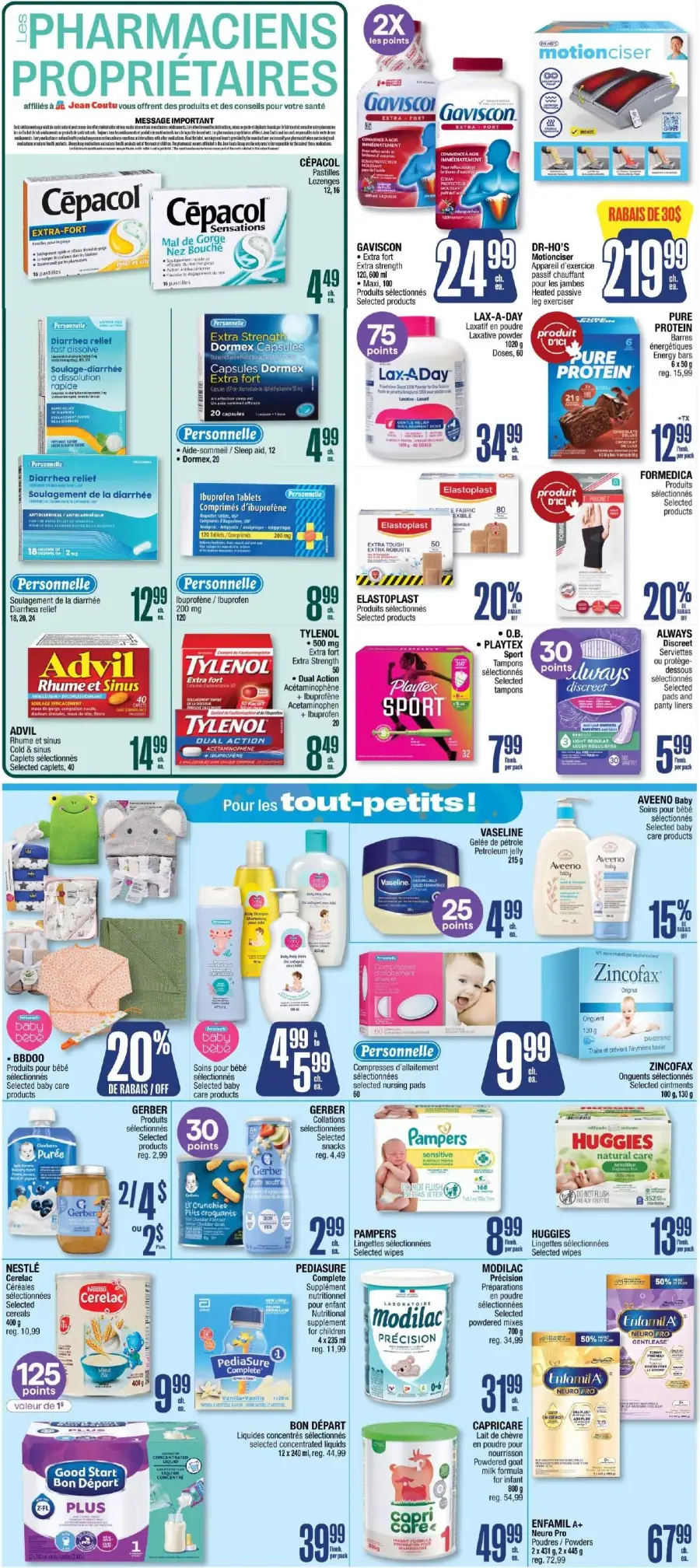 Page 6 du circulaire Jean Coutu.