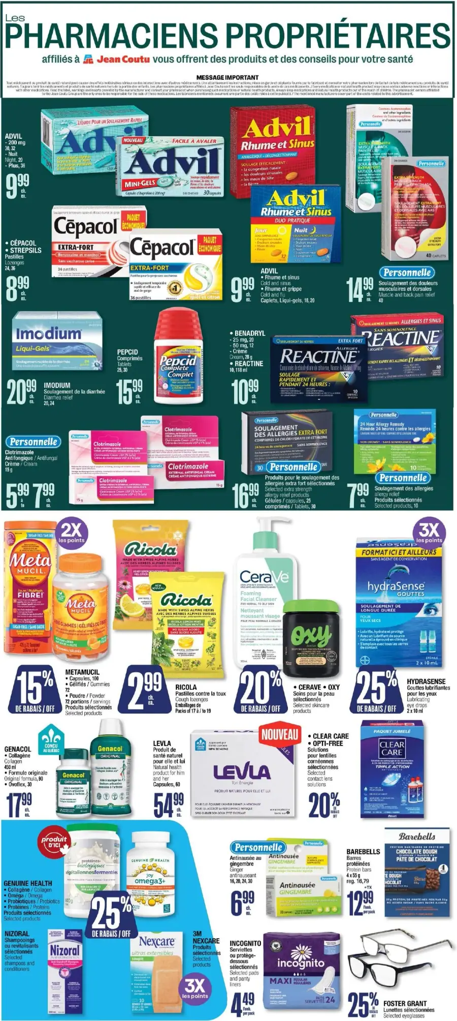 Page 5 du circulaire Jean Coutu.
