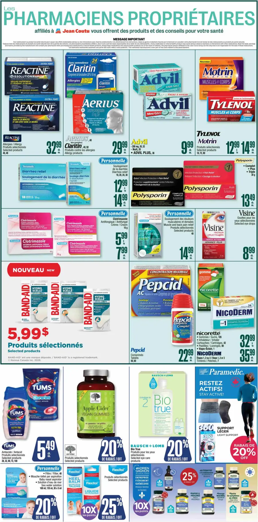 Page 3 du circulaire Jean Coutu.