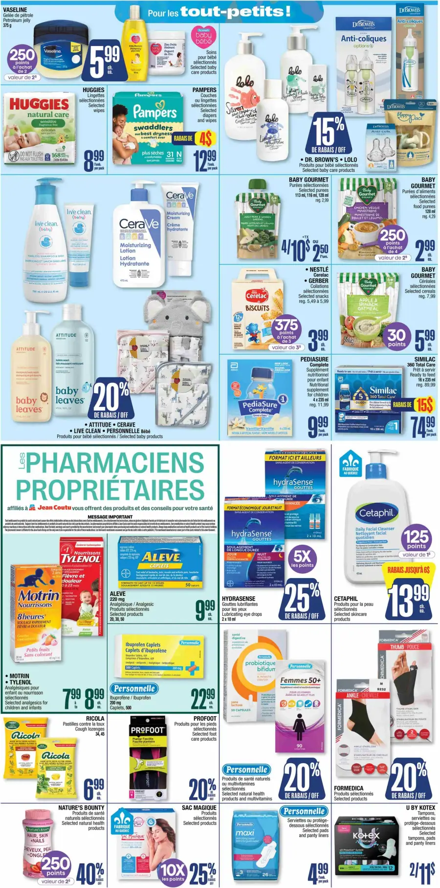 Page 5 du circulaire Jean Coutu.