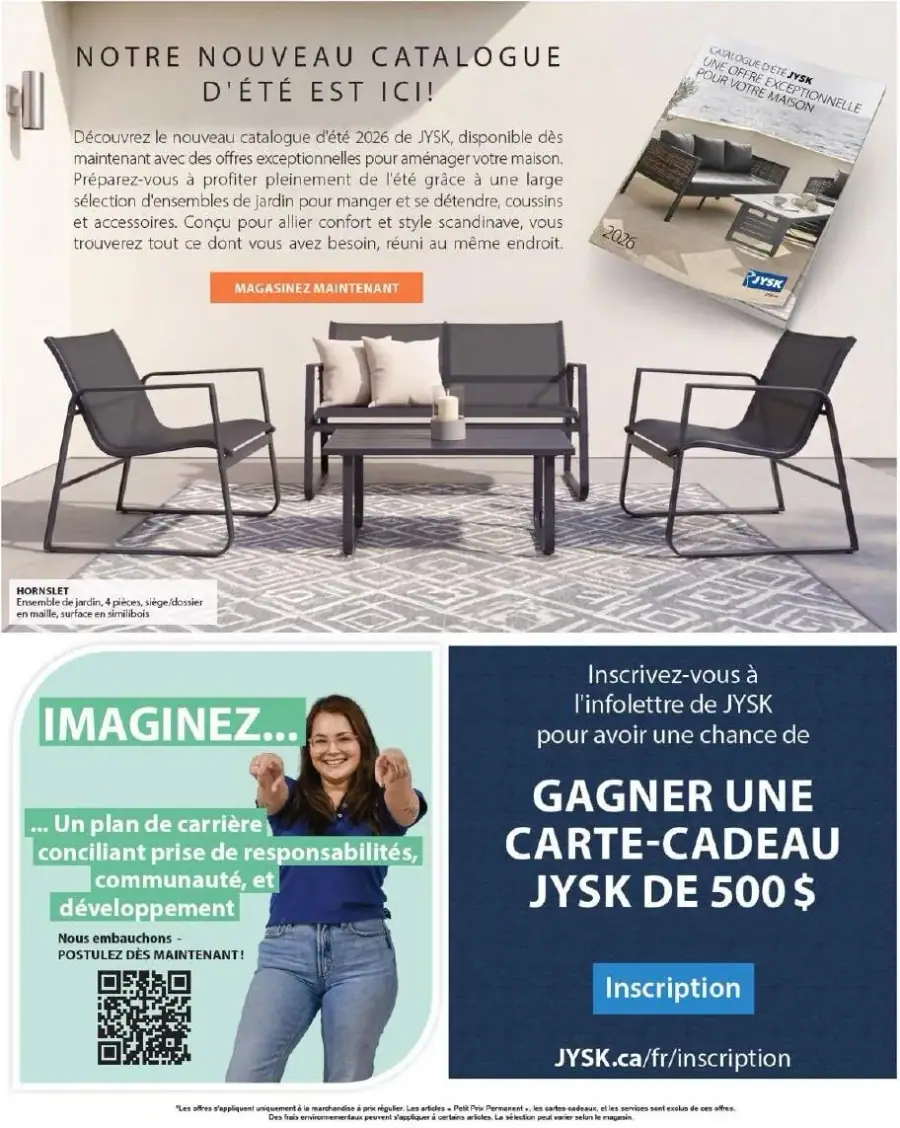 Page 18 du circulaire Jysk.