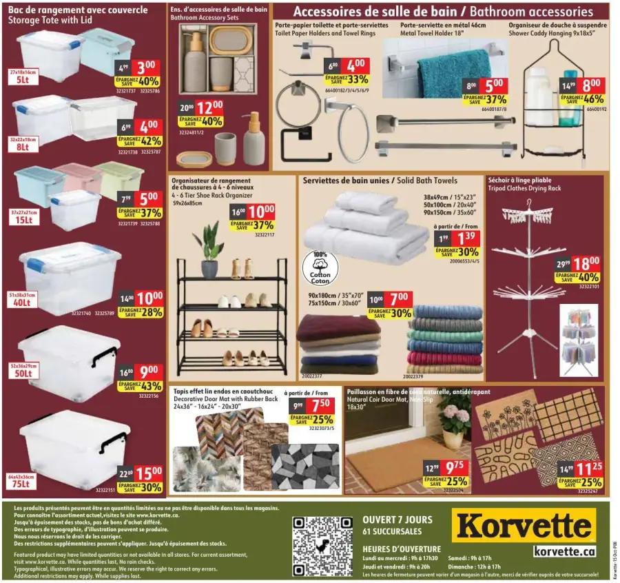 Page 8 du circulaire Korvette.