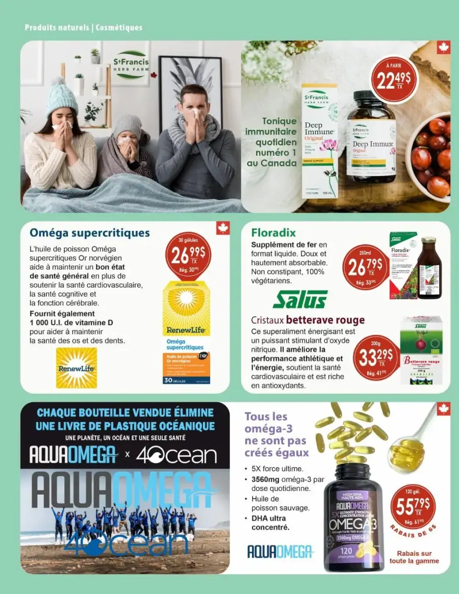 Page 2 du circulaire La Manne Épicerie Santé.