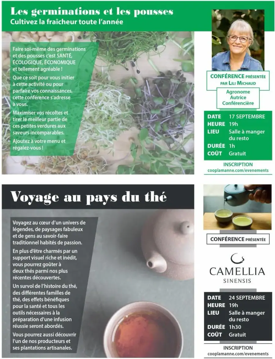 Page 5 du circulaire La Manne Épicerie Santé.