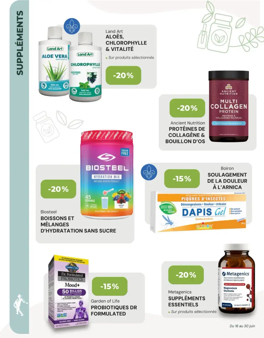 Page 6 du circulaire La Moisson Supermarché Santé.