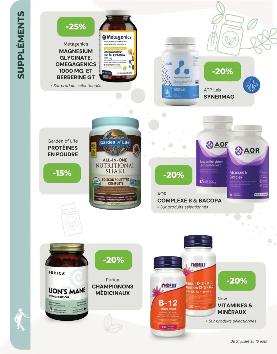 Page 6 du circulaire La Moisson Supermarché Santé.