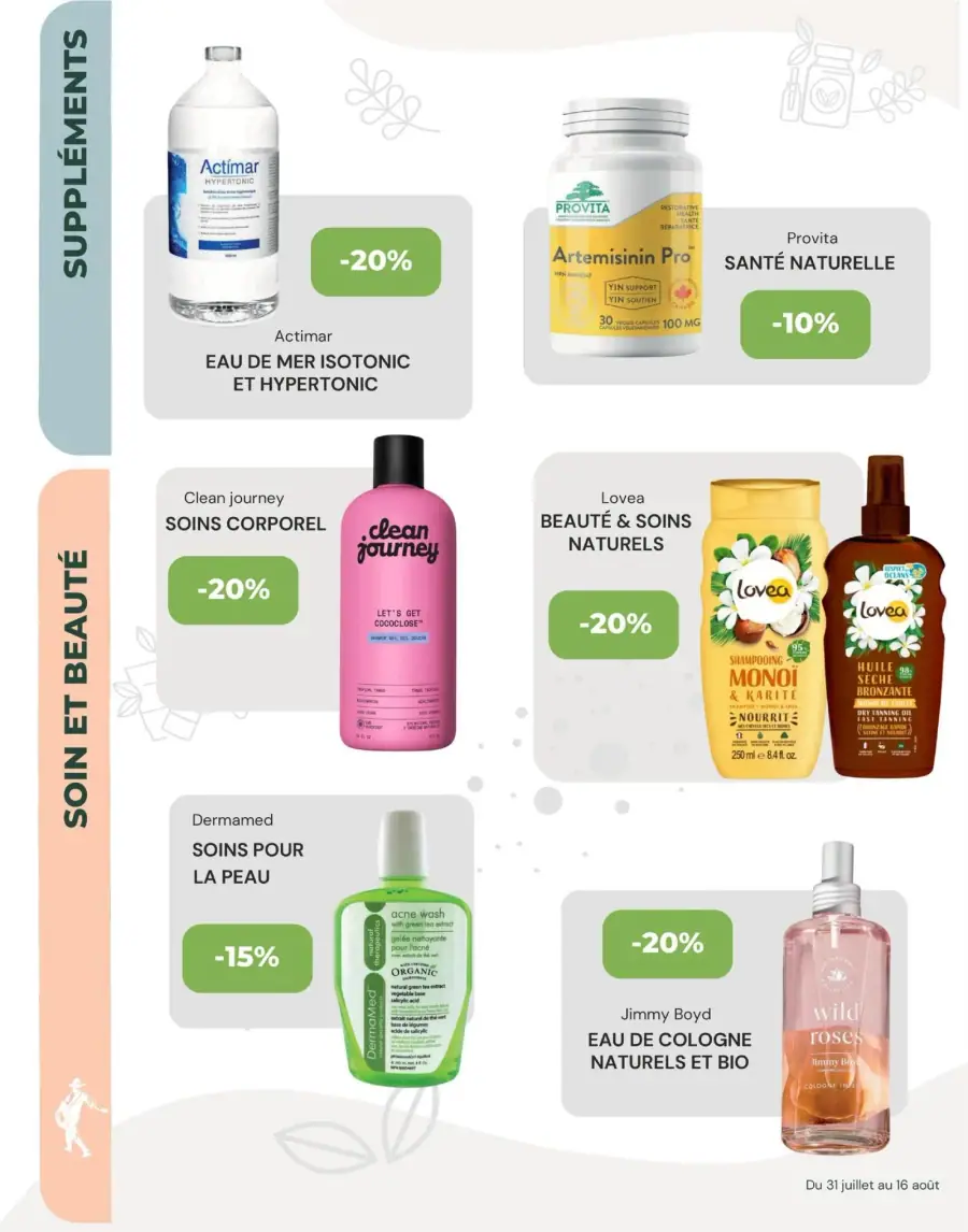 Page 7 du circulaire La Moisson Supermarché Santé.