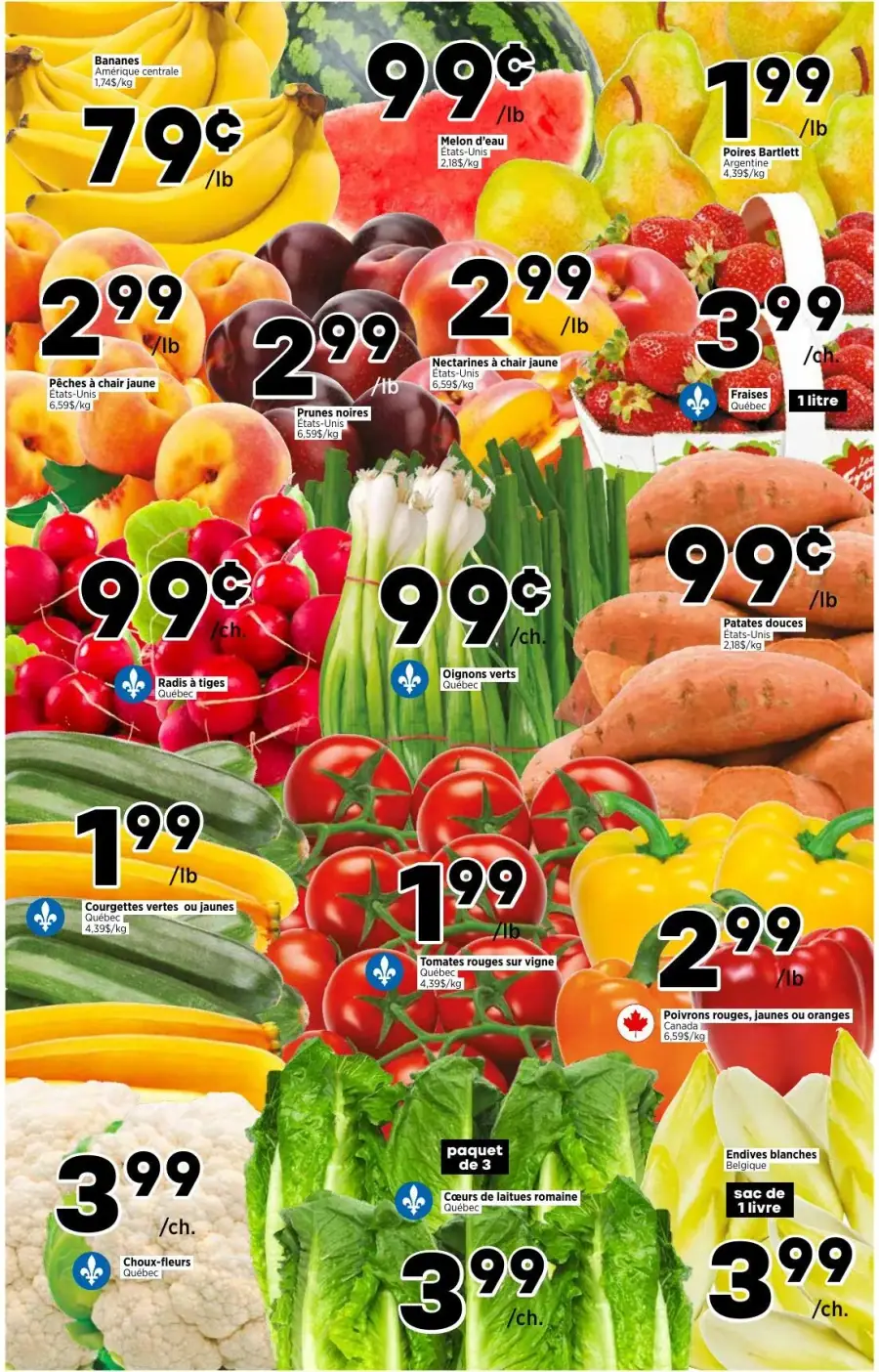 Page 2 du circulaire Le Marché Végétarien.