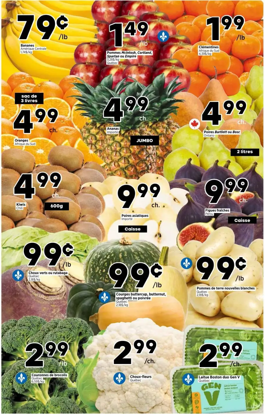 Page 2 du circulaire Le Marché Végétarien.