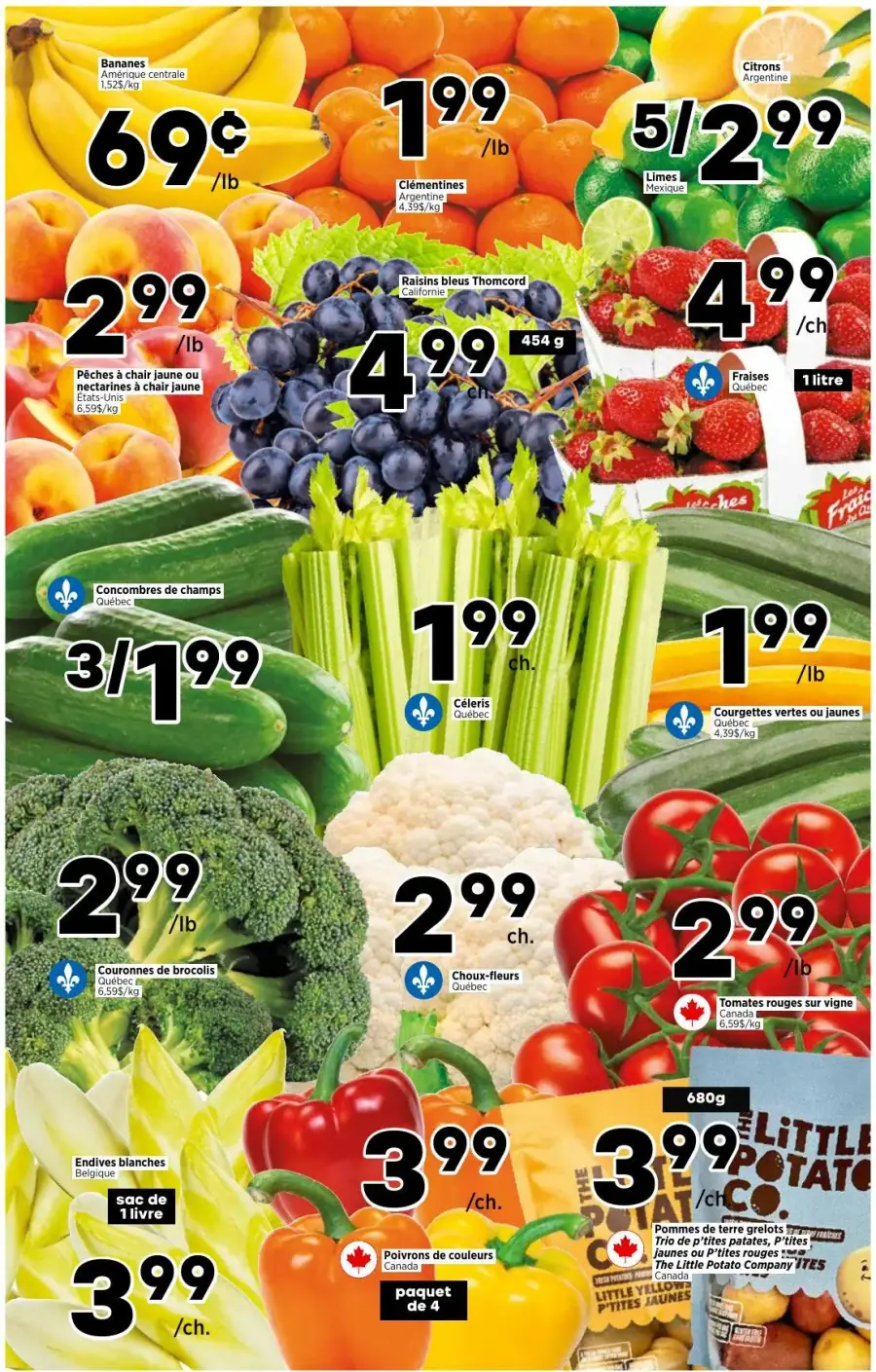 Page 2 du circulaire Le Marché Végétarien.