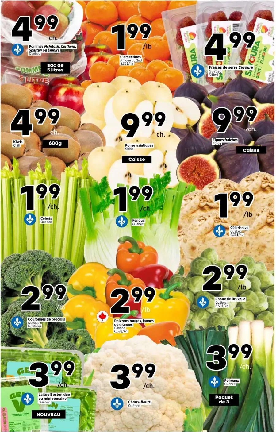 Page 2 du circulaire Le Marché Végétarien.