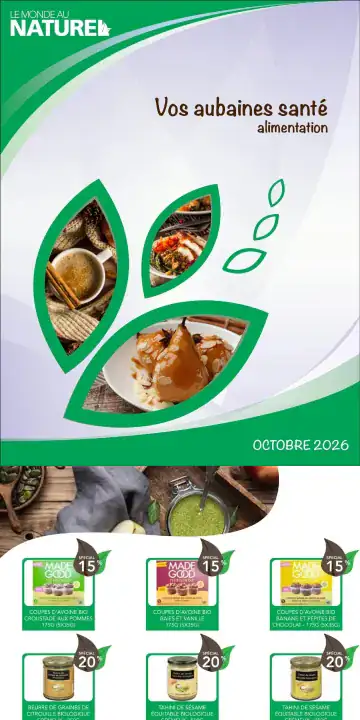 Aperçu de la Circulaire Le Monde au Naturel Alimentation du 1 au 31 octobre 2026
