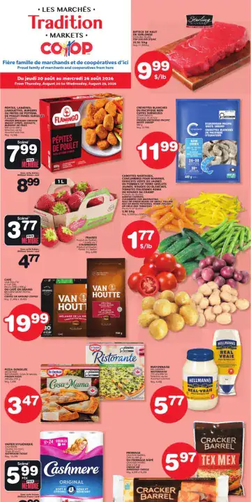 Aperçu de la Circulaire Les Marchés Tradition Coop du 20 au 26 août 2026