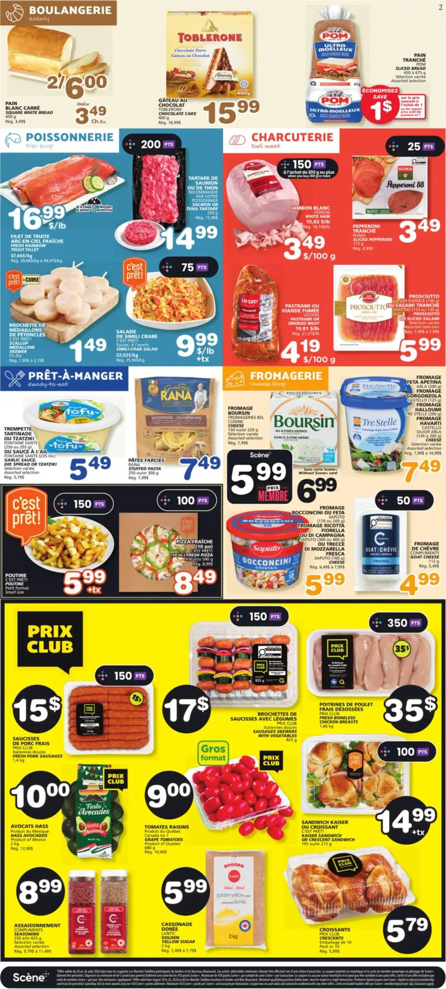 Page 3 du circulaire Les Marchés Tradition.