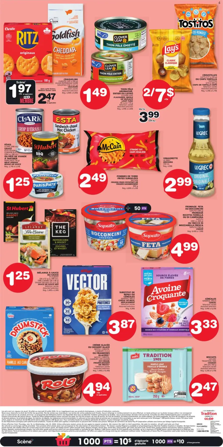 Page 2 du circulaire Les Marchés Tradition.