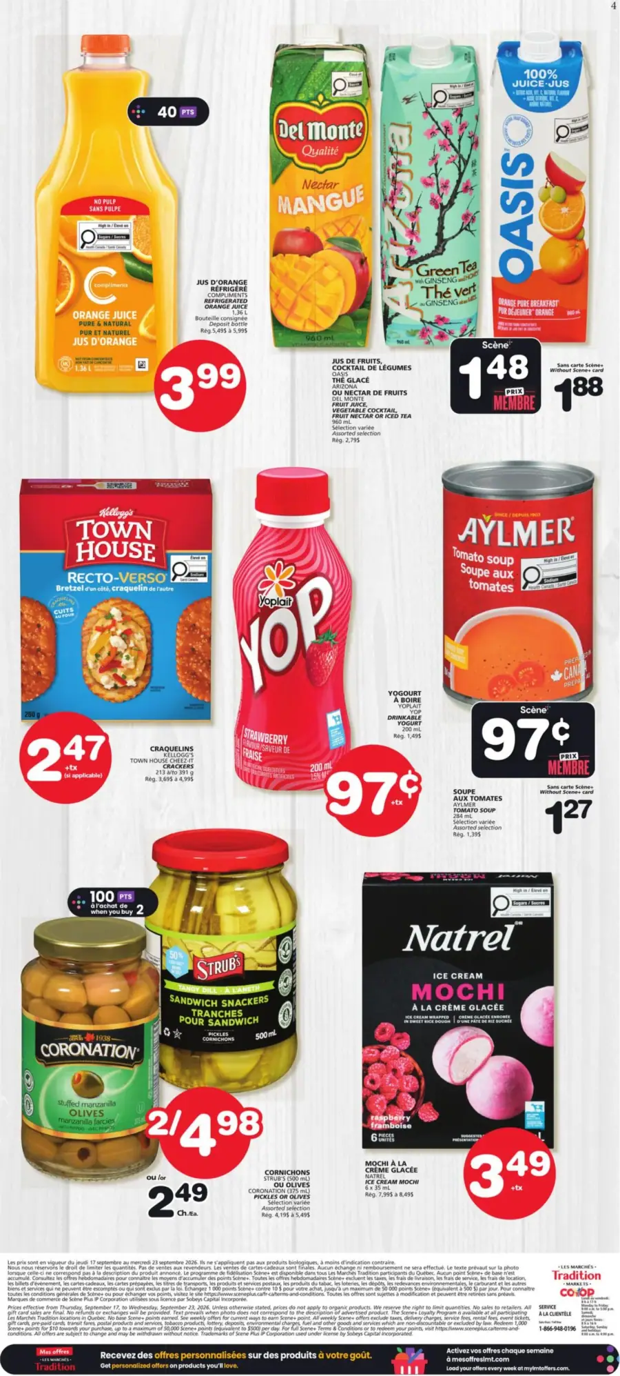 Page 2 du circulaire Les Marchés Tradition.