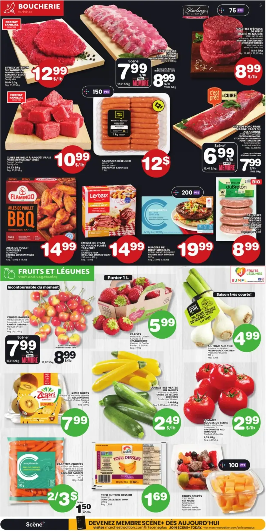 Page 3 du circulaire Les Marchés Tradition.