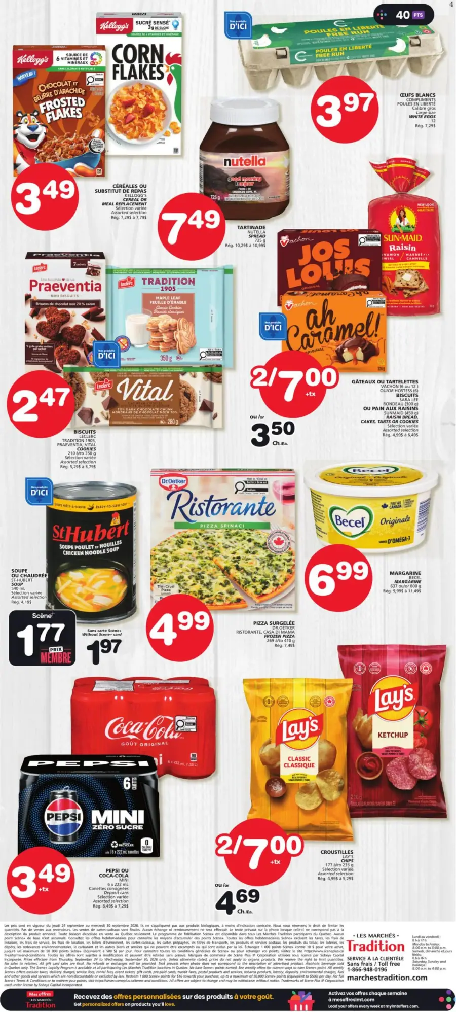 Page 2 du circulaire Les Marchés Tradition.