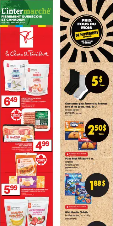 Aperçu de la Circulaire L'Intermarché Destination Fraîcheur du 29 octobre au 4 novembre 2026