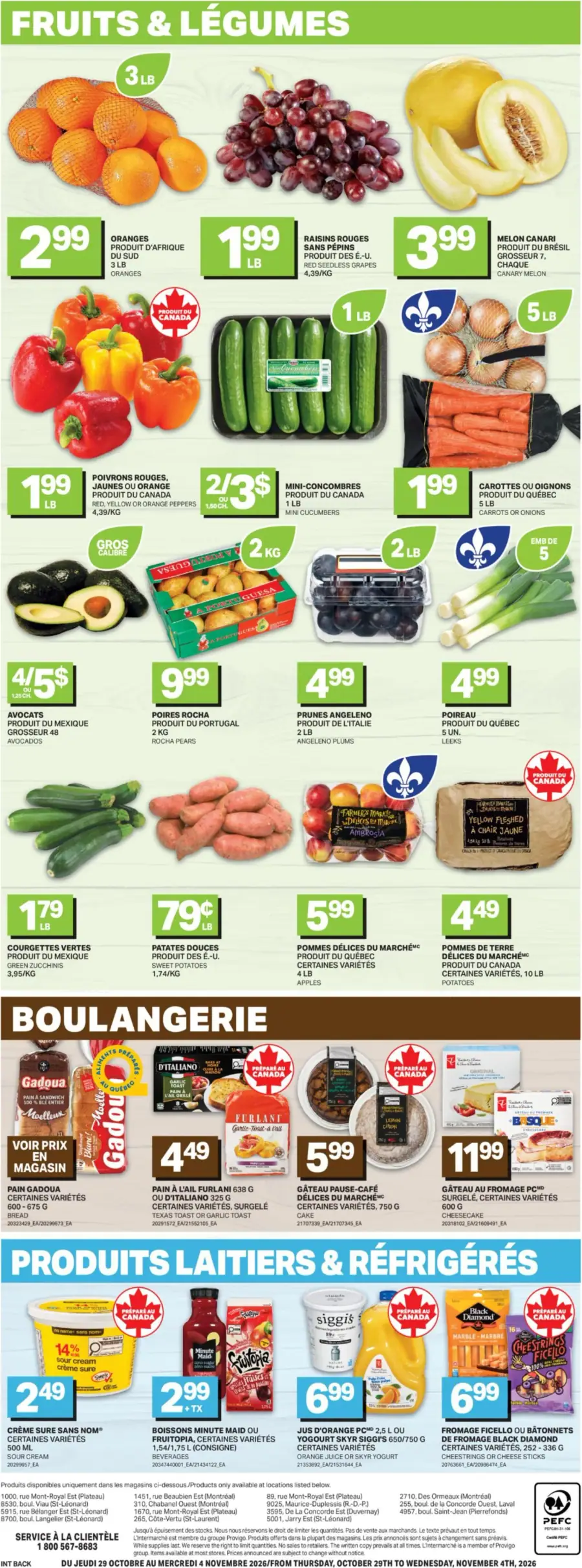 Page 5 du circulaire L'Intermarché Destination Fraîcheur.