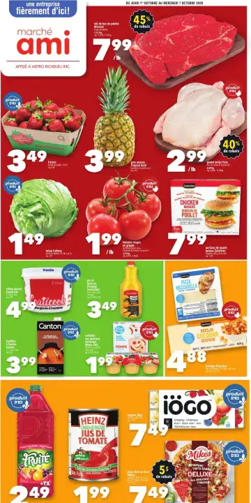 Aperçu de la Circulaire Marché Ami du 1 au 7 octobre 2026