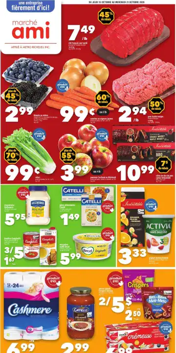 Aperçu de la Circulaire Marché Ami du 15 au 21 octobre 2026