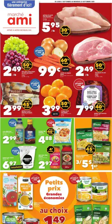 Aperçu de la Circulaire Marché Ami du 17 au 23 septembre 2026