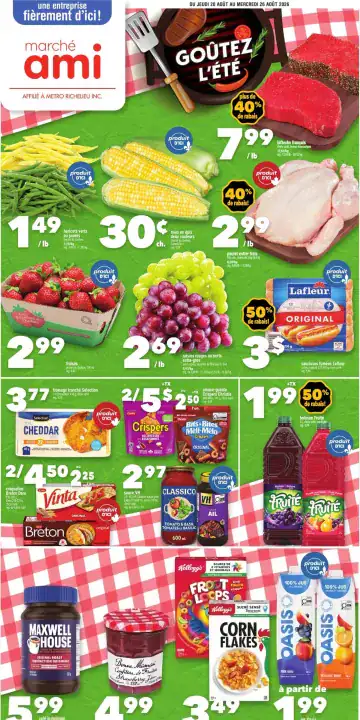 Aperçu de la Circulaire Marché Ami du 20 au 26 août 2026