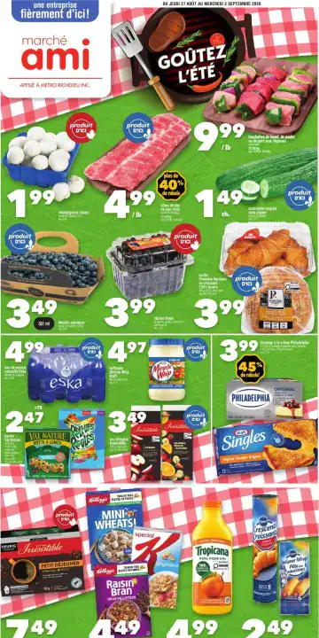 Aperçu de la Circulaire Marché Ami du 27 août au 2 septembre 2026